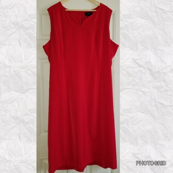 Ashro Dresses & Skirts - 💙 Ashro sleeveless dress in  red. Size 22W